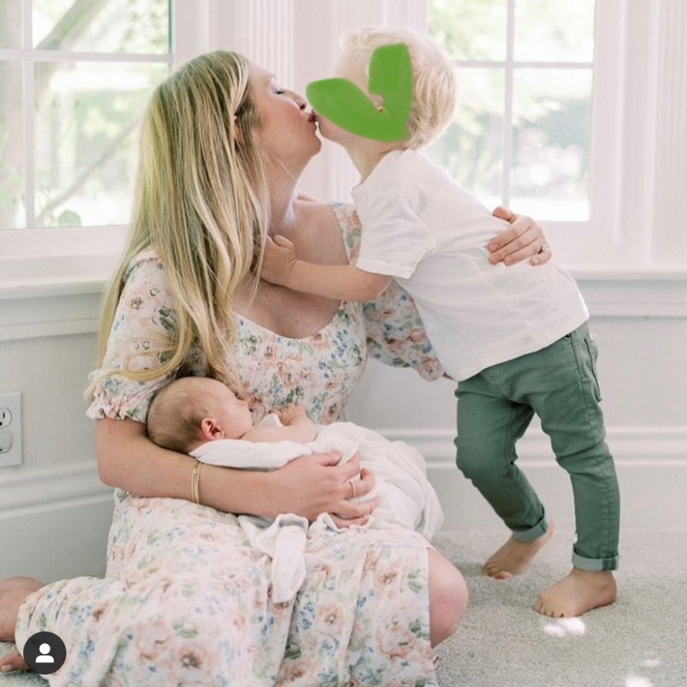 Abercrombie and Fitch Floral Smocked Midi